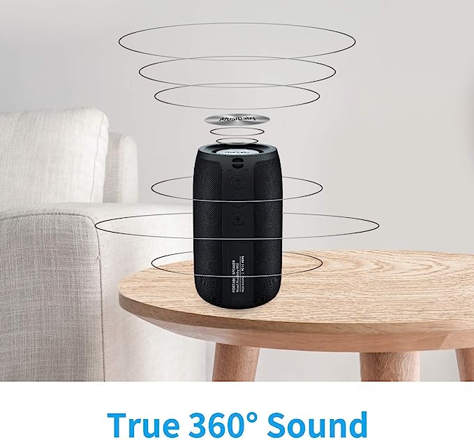 Bluetooth Speakers,  Speaker,Outdoor,Wireless,Waterproof, Portable Speaker,Dual Pairing, Bluetooth 5.0,