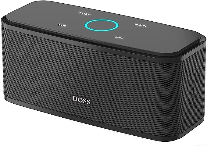 Portable Wireless Speaker  ,   Touch Control, Handsfree, Speaker for Home, Outdoor, Travel-Black